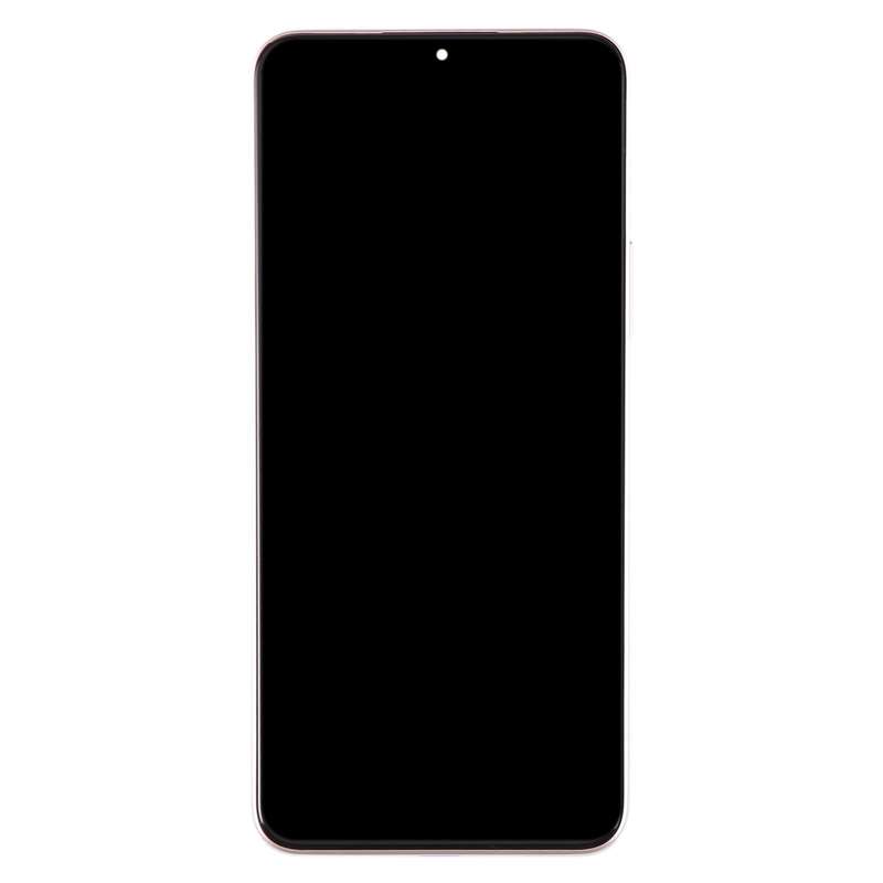 Original LCD Screen For Honor X8a Digitizer Full Assembly with Frame(Gold)