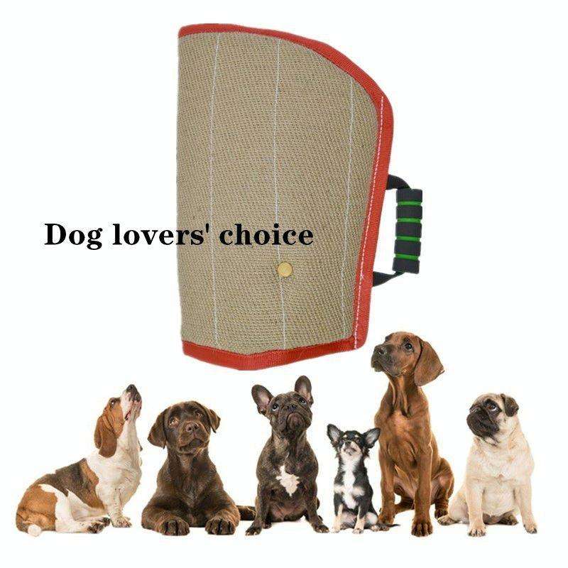 Red Twill Jute Training Dog Bite Sleeve Open Sleeve Protector Pet Products
