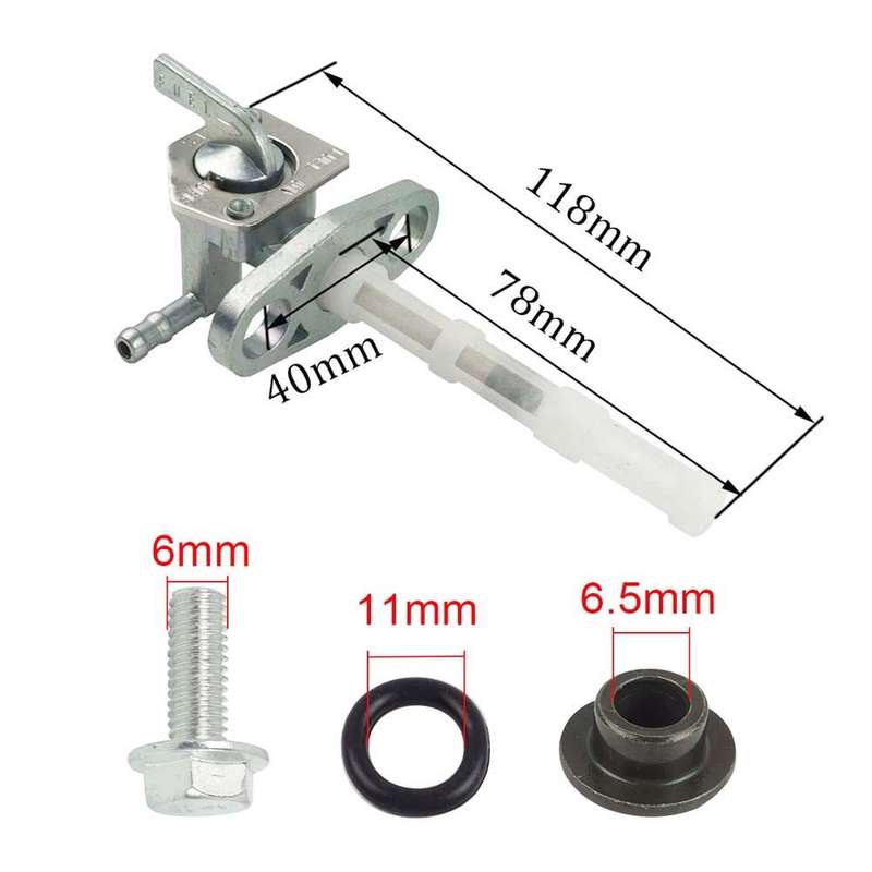 Motorcycle Fuel Tap Valve Petcock Fuel Tank Gas Switch for Honda CRF150