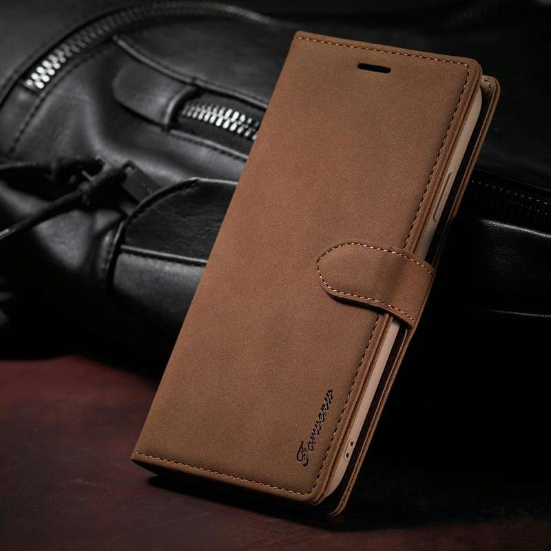For iPhone XR Forwenw F1 Series Matte Strong Magnetism Horizontal Flip Leather Case with Holder &...