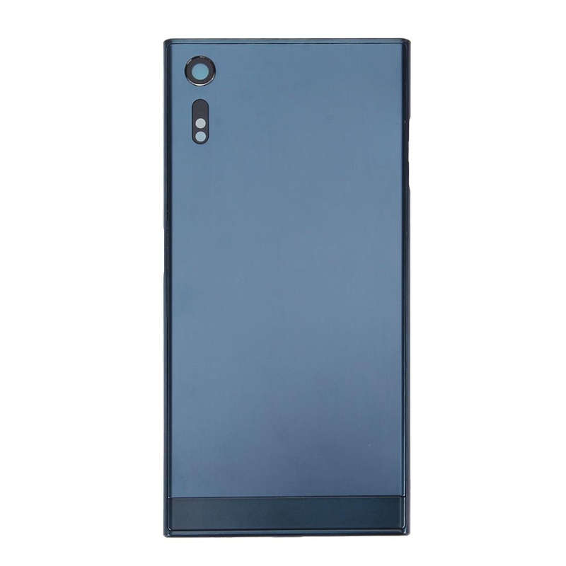 Back Battery Cover + Back Battery Bottom Cover + Middle Frame for Sony Xperia XZ(Dark Blue)