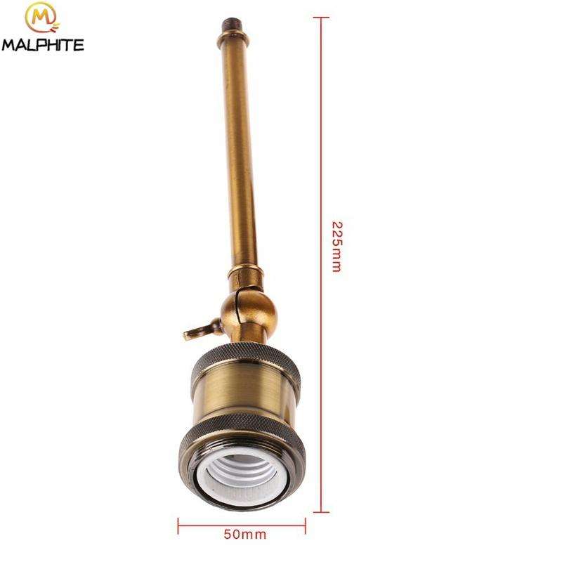 40W Vintage Wrought Iron Industrial Home Decoration Lighting Single Head Wall Lamp without Bulbs
