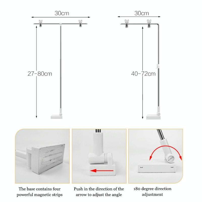 Photography Backdrop Stand Camera Photo Background Props,Style: L-type Magnetic 85cm
