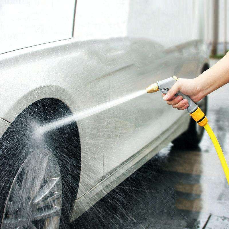 High Pressure Household Car Washer Telescopic Cleaning Spray, Style: H1 Short+3 Connectors+15m Tube