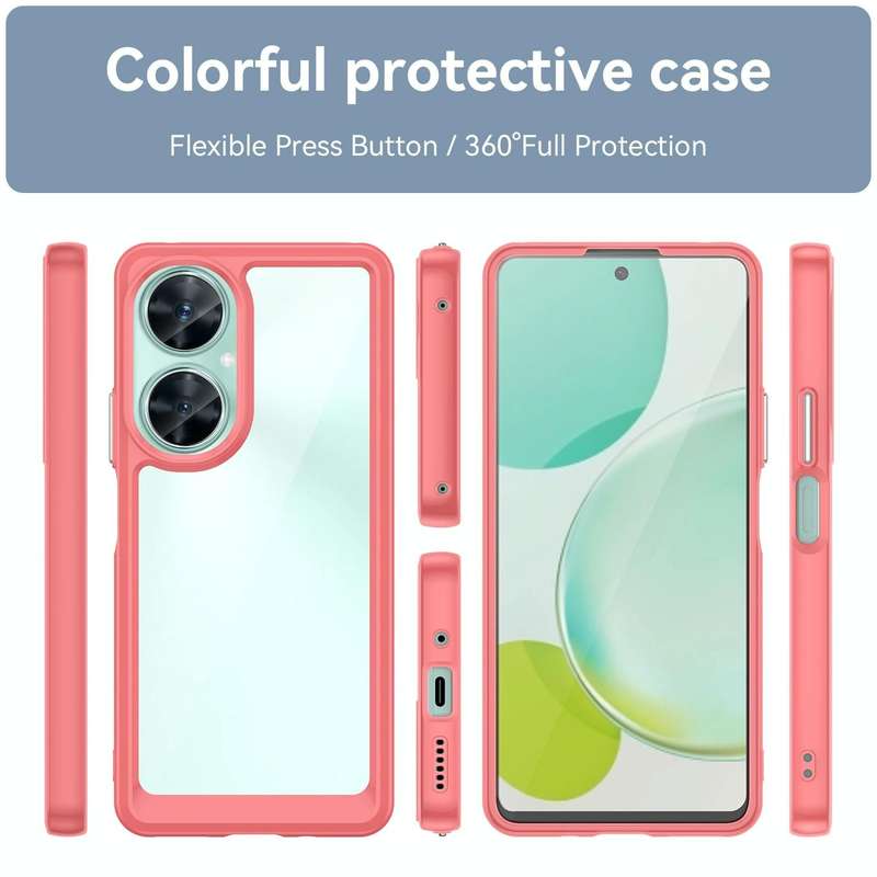 For Huawei Nova 11i Colorful Series Acrylic + TPU Phone Case(Red)