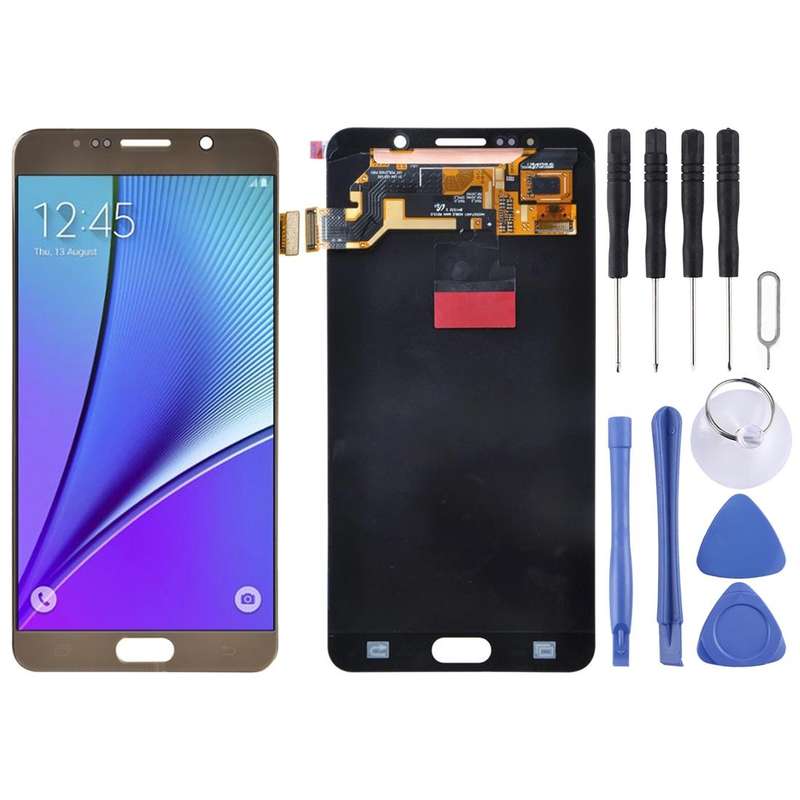 5.7 inch  Original LCD Screen and Digitizer Full Assembly for Galaxy Note 5 / N9200, N920I, N920G...