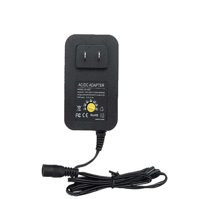 3V 4.5V 5V 6V 7.5V 9V 12V 2A 2.5A AC DC Adapter Adjustable Power Adapter Universal Charger Power ...