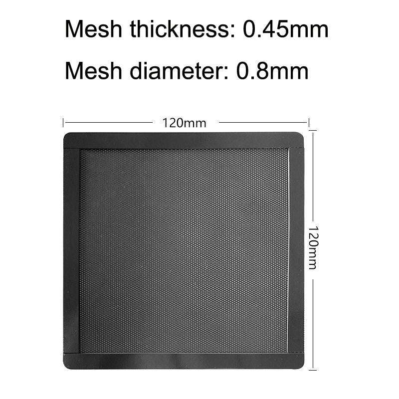10pcs 12cm With Magnetic Suction PVC Cooling Fan Dust Net Desktop Computer Industrial Fan Filter ...