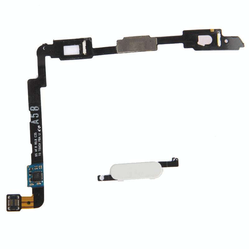 For Galaxy Note II / N7100 LCD Middle Board with Button Cable,  (White)