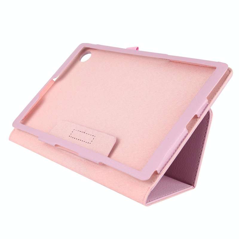 For Lenovo Tab M10 HD Litchi Texture Solid Color Horizontal Flip Leather Case with Holder & Pen S...