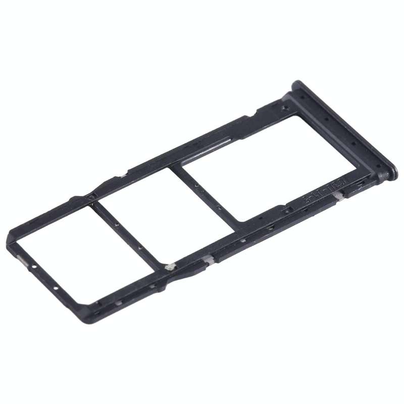 For Xiaomi Poco C65 SIM Card Tray + SIM Card Tray + Micro SD Card Tray (Black)