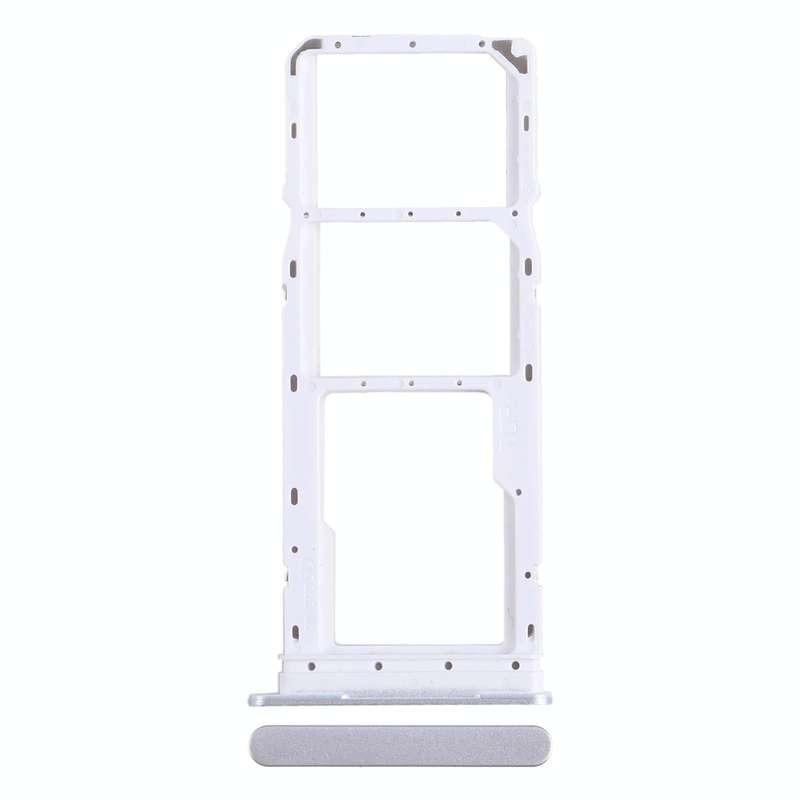 For Samsung Galaxy A05 SM-A055 Original SIM + SIM Card Tray + Micro SD Card Tray (Silver)