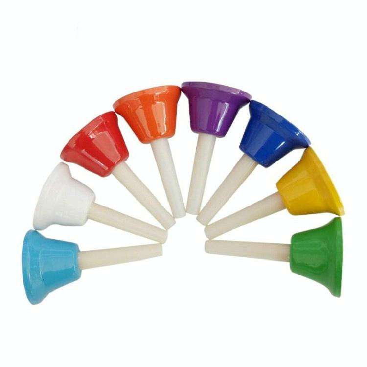 Orff Instrument Eight-tone Bell Percussion Musical Toy for Children, Size:14.7 x 14.7 x 5.8cm(Col...
