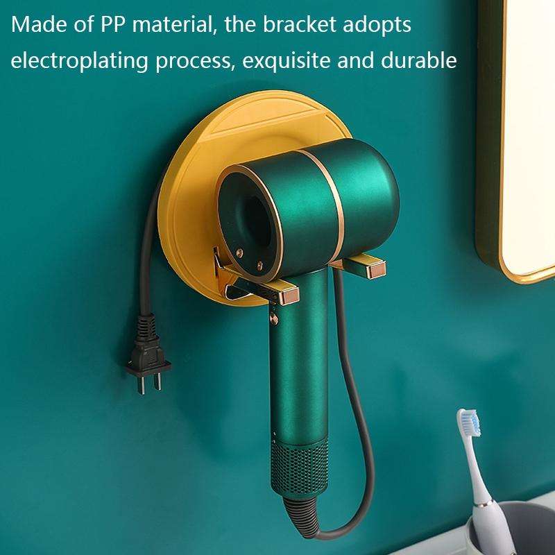 Bathroom Hair Dryer Storage Rack(Green)