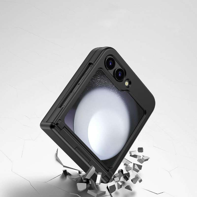 For Samsung Galaxy Z Flip5 Hinge Full Coverage Phone Case(Black)