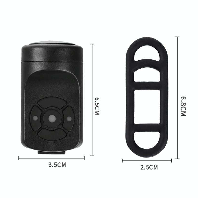 Bicycle 120db Electric Bell 4 Modes Rechargeable Cycling Anti-theft Alarm Horn