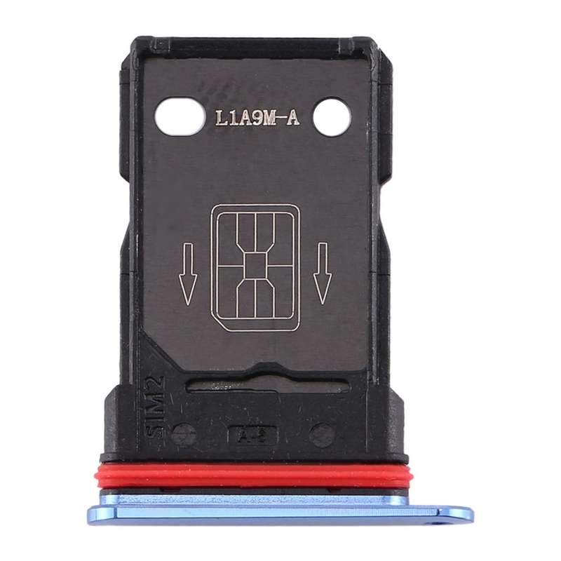 For OnePlus 7T SIM Card Tray + SIM Card Tray (Blue)