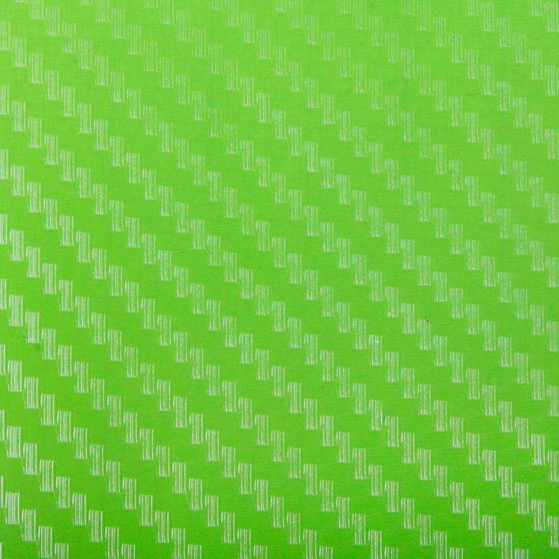 Car Decorative 3D Carbon Fiber PVC Sticker, Size: 152cm x 50cm(Green)