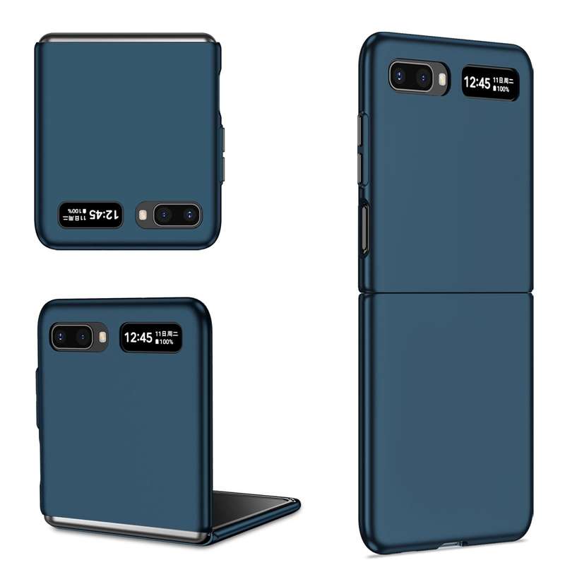 For Samsung Galaxy Z Flip 5G Armor Foldable Phone Case(Dark Blue)