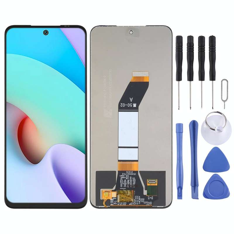 TFT LCD Screen and Digitizer Full Assembly For Xiaomi Redmi 10/Redmi 10 Prime/Redmi Note 11 4G/Re...