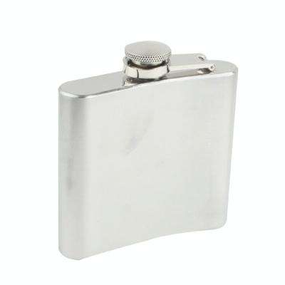 7oz Stainless Steel Liquor & Whiskey Hip Flask (Silver)