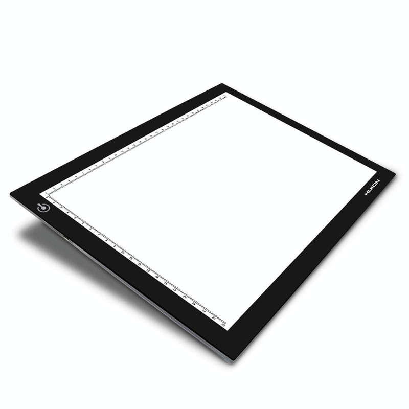 Huion L4S USB Portable 17.7 inch Ultra Slim Adjustable Brightness Art Craft Tattoo Tracing Light ...