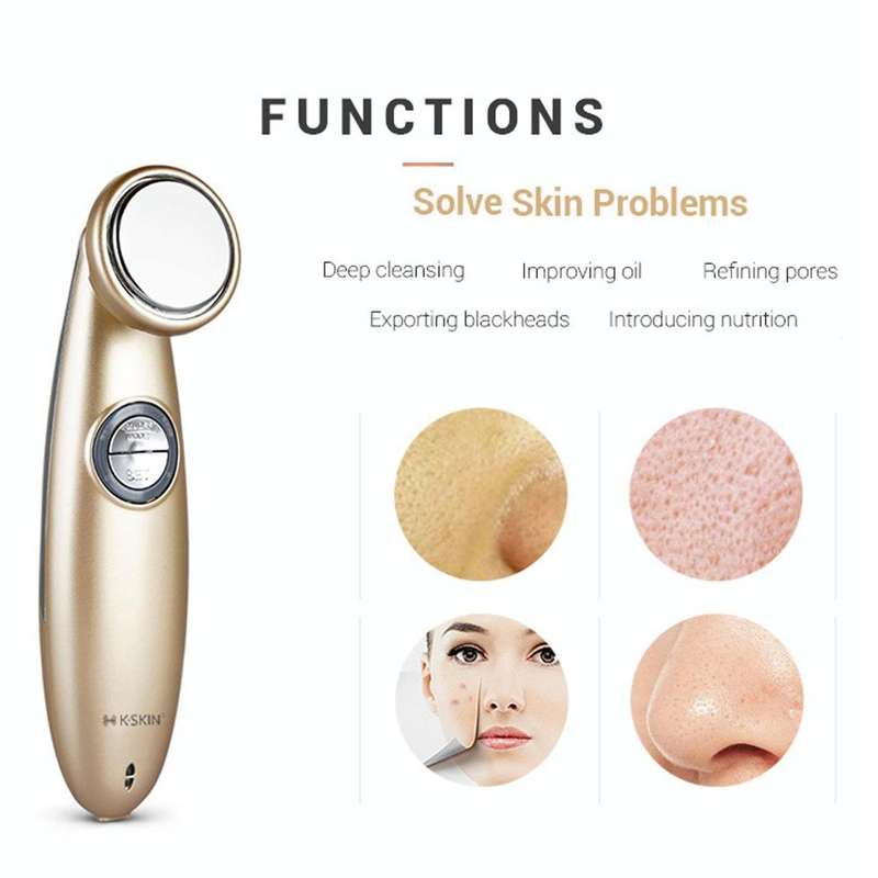 K-SKIN KD9930 Facial Thermostat Beauty Introduction Instrument Beauty Device Face Cleansing Massa...