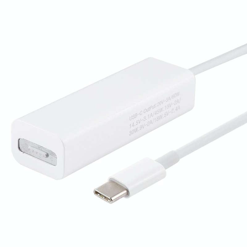 5 Pin MagSafe 2 Magnetic T-Tip Female to USB-C / Type-C Male Charge Adapter Converter for MacBook...