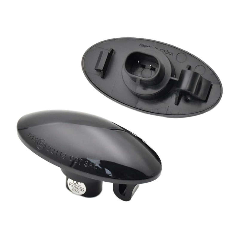 2pcs For Suzuki Grand Vitara JT 2005-2012 Car Dynamic LED Fender Side Light (Transparent Black)