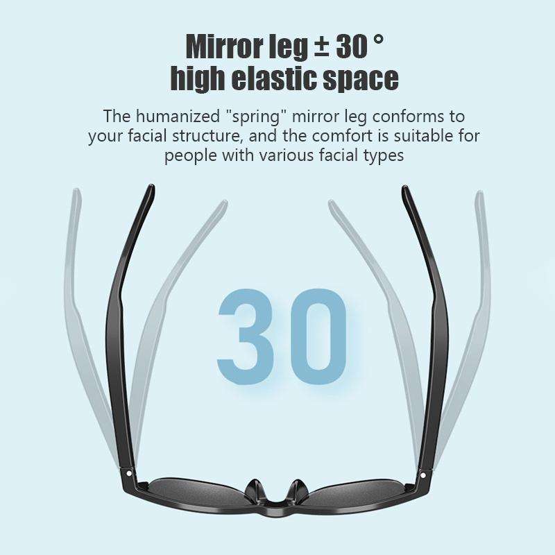 F06 Universal Style Bluetooth 5.3 Smart Sunglasses Wireless Headset Anti-Strong Light Anti-Polari...
