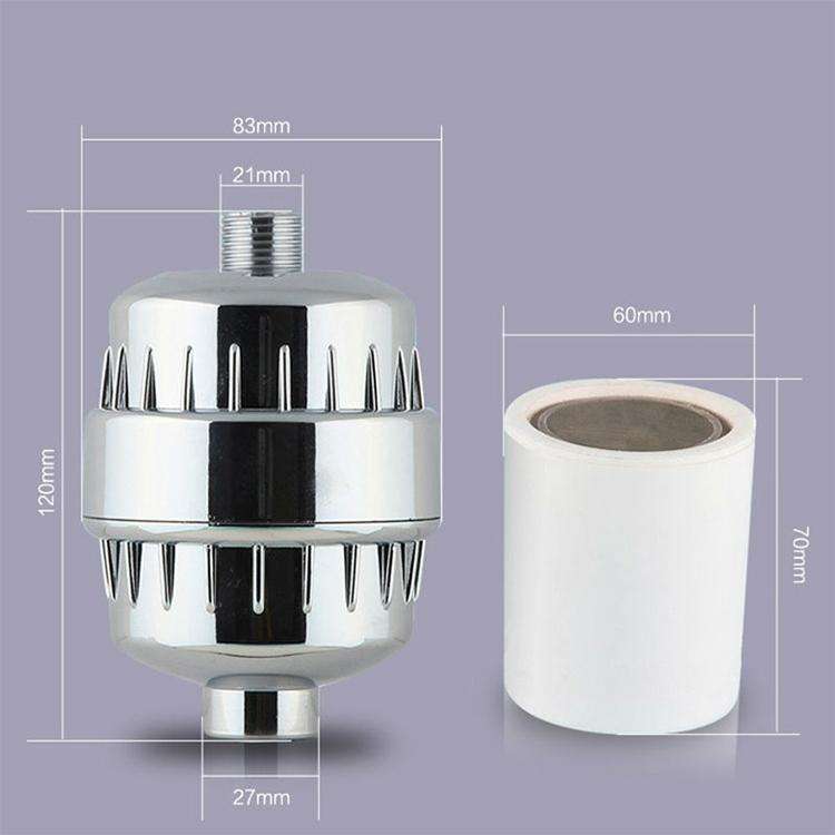 Bath Water Purifier Shower Faucet Chlorine Filter, Interface: 2.1cm / 2.7cm