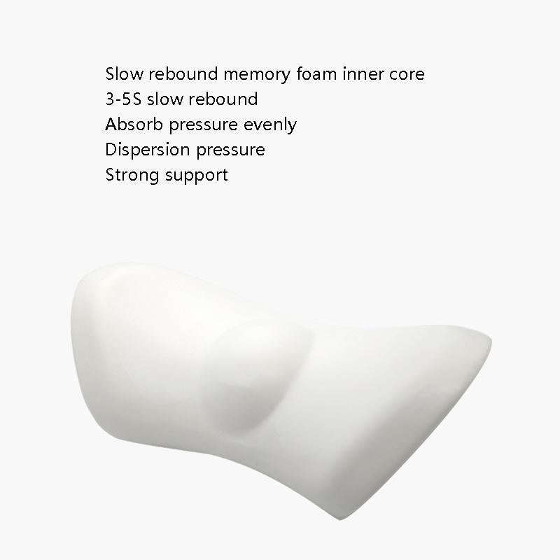 Car Supplies Lumbar Support Memory Foam Car Backrest Lumbar Cushion Seat Cushion Lumbar Pillow, C...