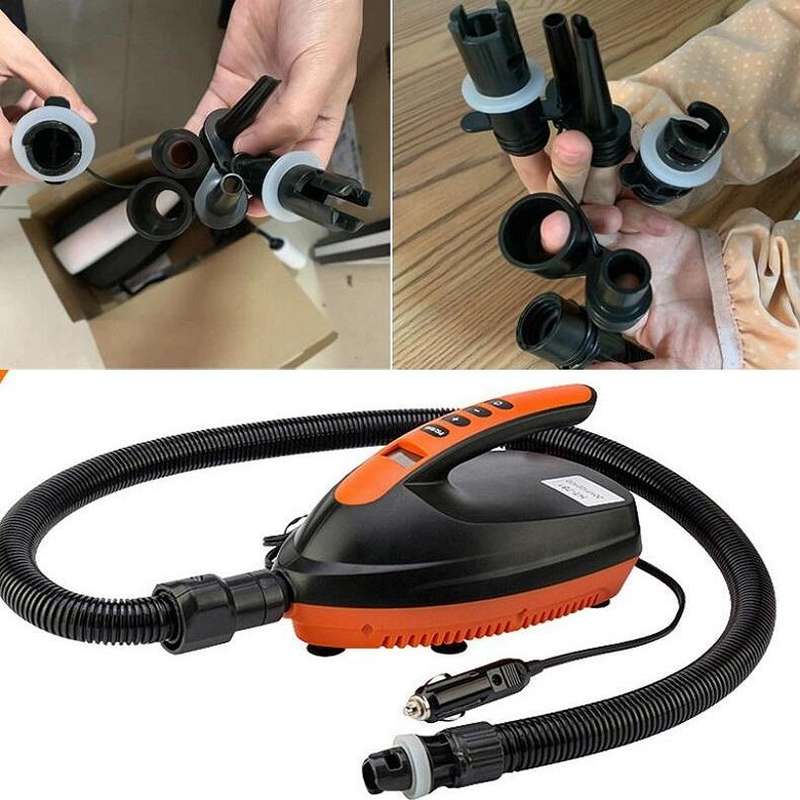 SUP Paddle Board High Pressure Electric Air Pump Kayak Rubber Boat Vehicle Air Pump, Style:781 Si...