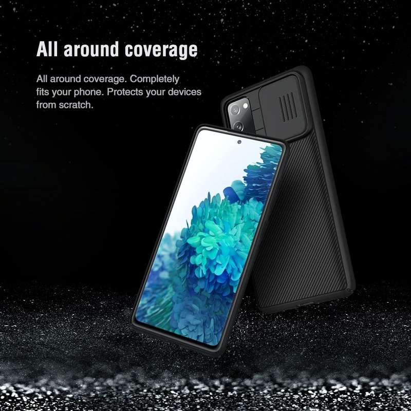 For Samsung Galaxy S20 FE NILLKIN Black Mirror Series PC Camshield Full Coverage Dust-proof Scrat...
