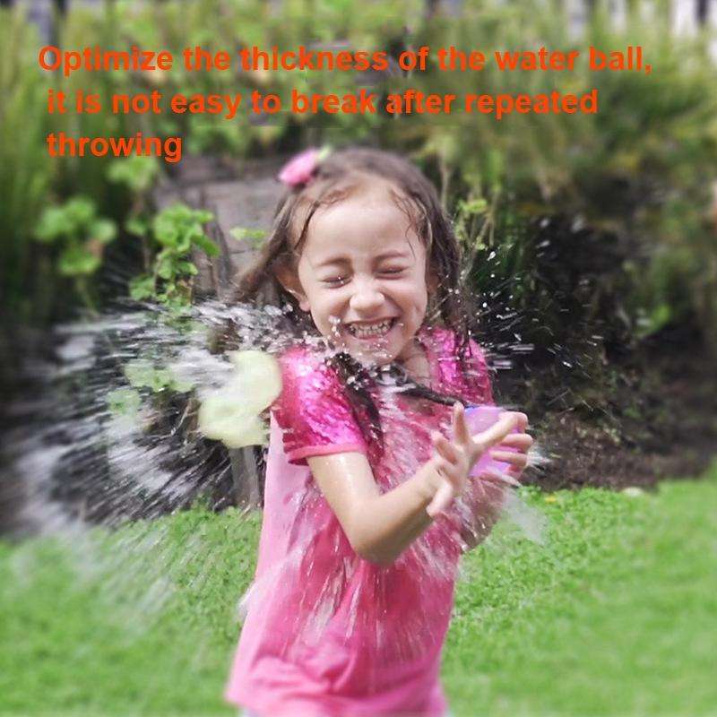 6 cm Water Fight Water Ball Toy Party Swimming Water Balloon Waterfall Ball Toy(Gem Blue)