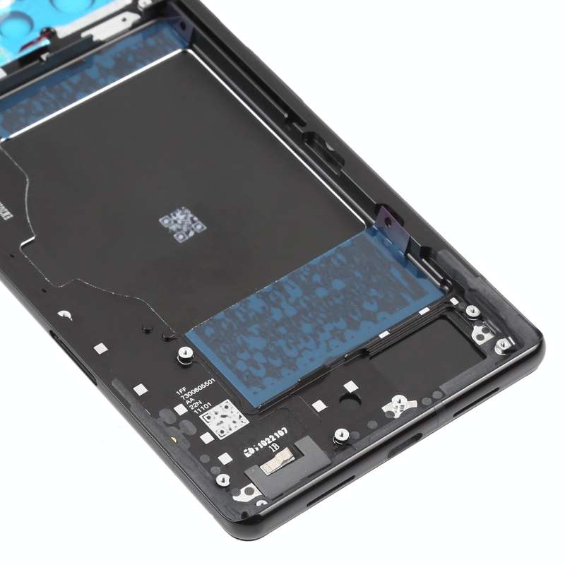For Google Pixel 6 Pro Battery Back Cover with Middle Frame(Black)