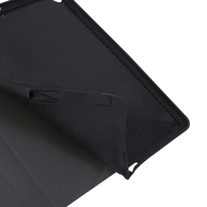 For iPad 10.2 2021 & 2020 & 2019 / Air 2019 / Pro 10.5 Electric Pressed Texture Horizontal Flip L...