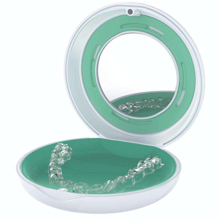 Smilestar Orthodontic Retainer Braces Box Denture Storage Box(White)