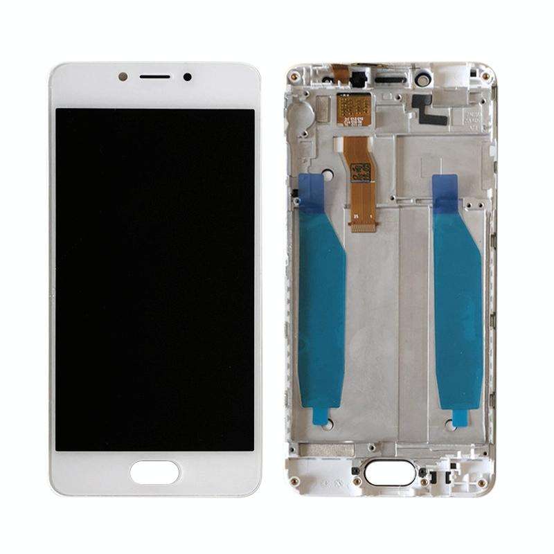 TFT LCD Screen for Meizu Meilan A5 / M5c Digitizer Full Assembly with Frame(White)
