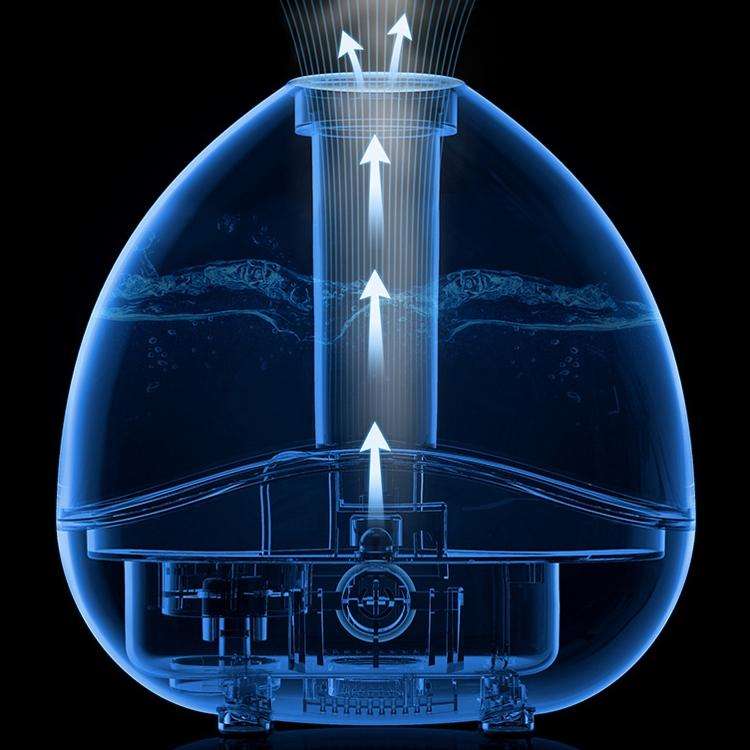K11 1500ml Transparent Humidifier Household Mute Small Air Purifier Large-Capacity Ultrasonic Hum...