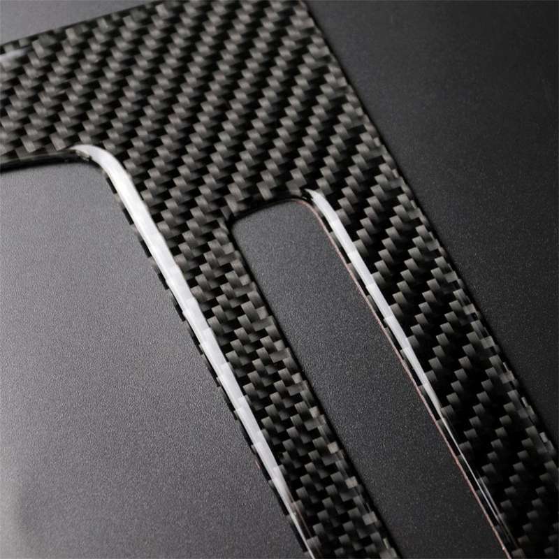Carbon Fiber Car Central Control CD Panel Decorative Sticker for BMW E90 / E92 2005-2012, High Ed...