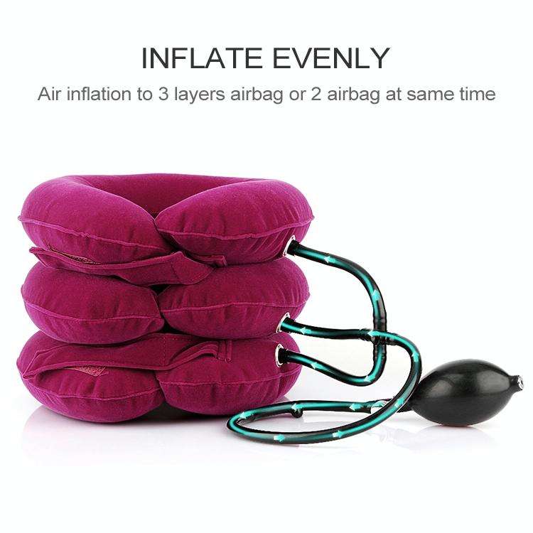 Household Full Cashmere Cervical Traction Instrument Neck Protection Inflatable Cervical Spine Ma...