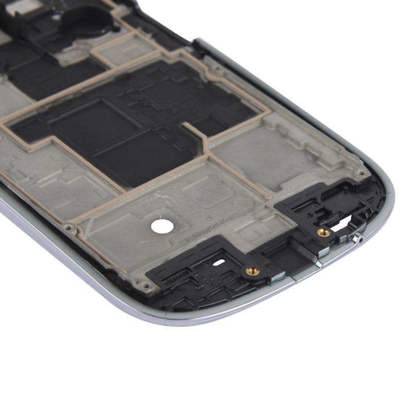 For Galaxy SIII mini / i8190 LCD Middle Board with Button Cable (Silver)