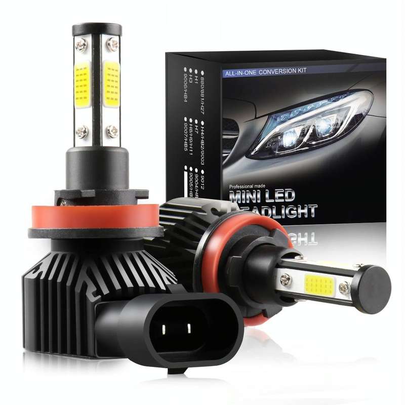 M6 H8 / H9 / H11 2 PCS DC9-36V / 25W / 6000K / 2500LM IP68 Waterproof Car LED Headlight(Cold Whit...