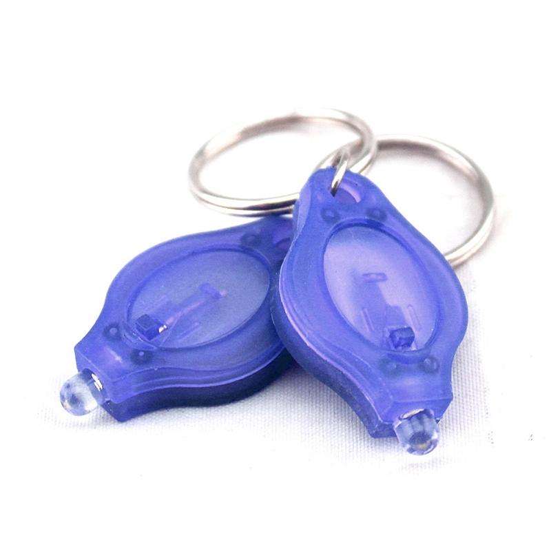 2 PCS Mini Pocket Keychain Flashlight Micro LED Squeeze Light Outdoor Camping Ultra Bright Emerge...