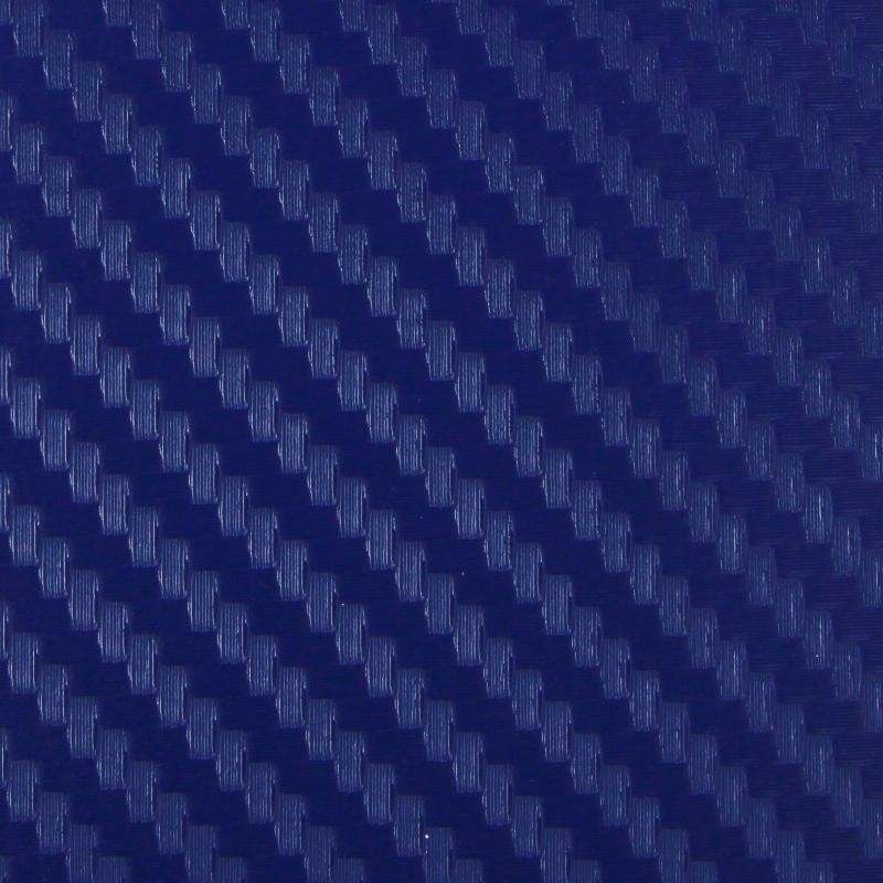 Car Decorative 3D Carbon Fiber PVC Sticker, Size: 152cm x 50cm(Blue)