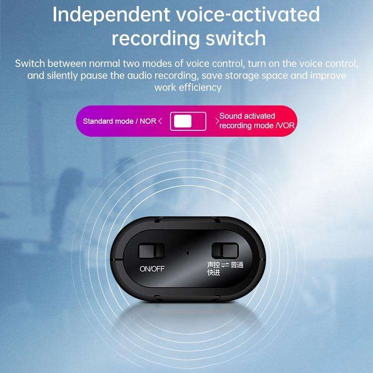 B800LI Clip-on HD Noise Reduction Recording Pen, Support TF Card & One-key Recording & OTG, Capac...