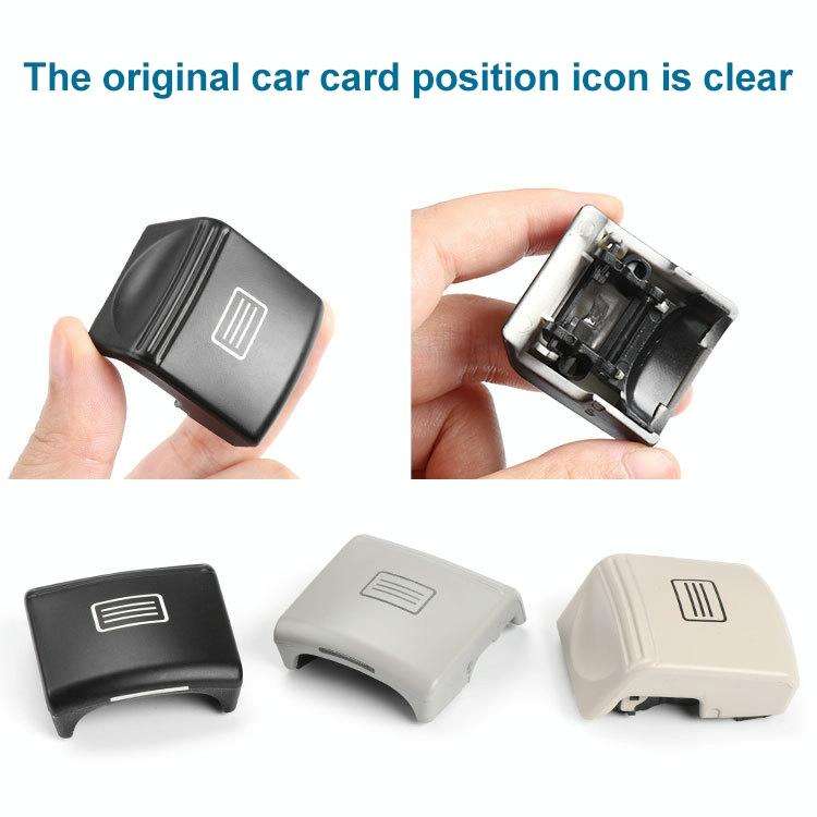 Car Sunroof Window Switch Button for Mercedes-Benz W204 / W212, Left Driving(Deerskin Beige)