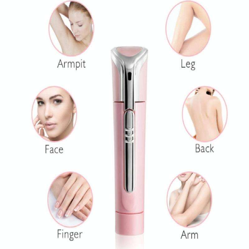 Electric Lady Full body Facial Underarm Private Armpit Hair Removal Device(Pink)