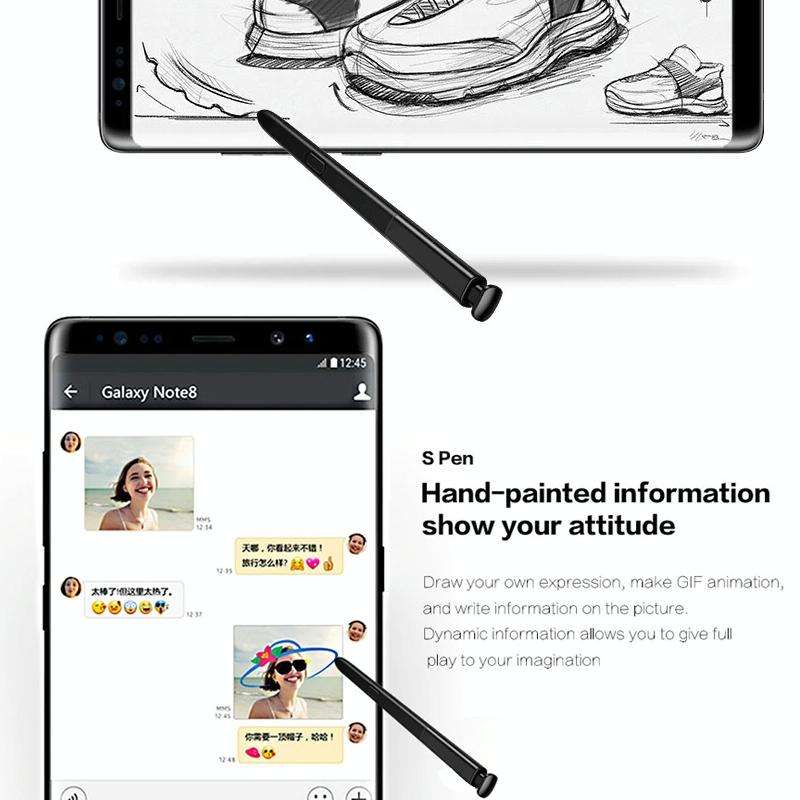 For Galaxy Note 8 / N9500 Touch Stylus S Pen(Blue)